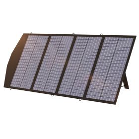 ALLPOWERS 60 100 140W Solarpanel for Jackery / BLUETTI / ECOFLOW Portable Powerstation , Foldable Solar Power Backup for Outdoor (Color: 140W Solarpanel)